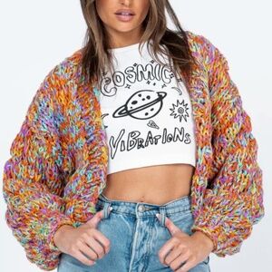 Princess Polly CANDY CARDIGAN MULTI